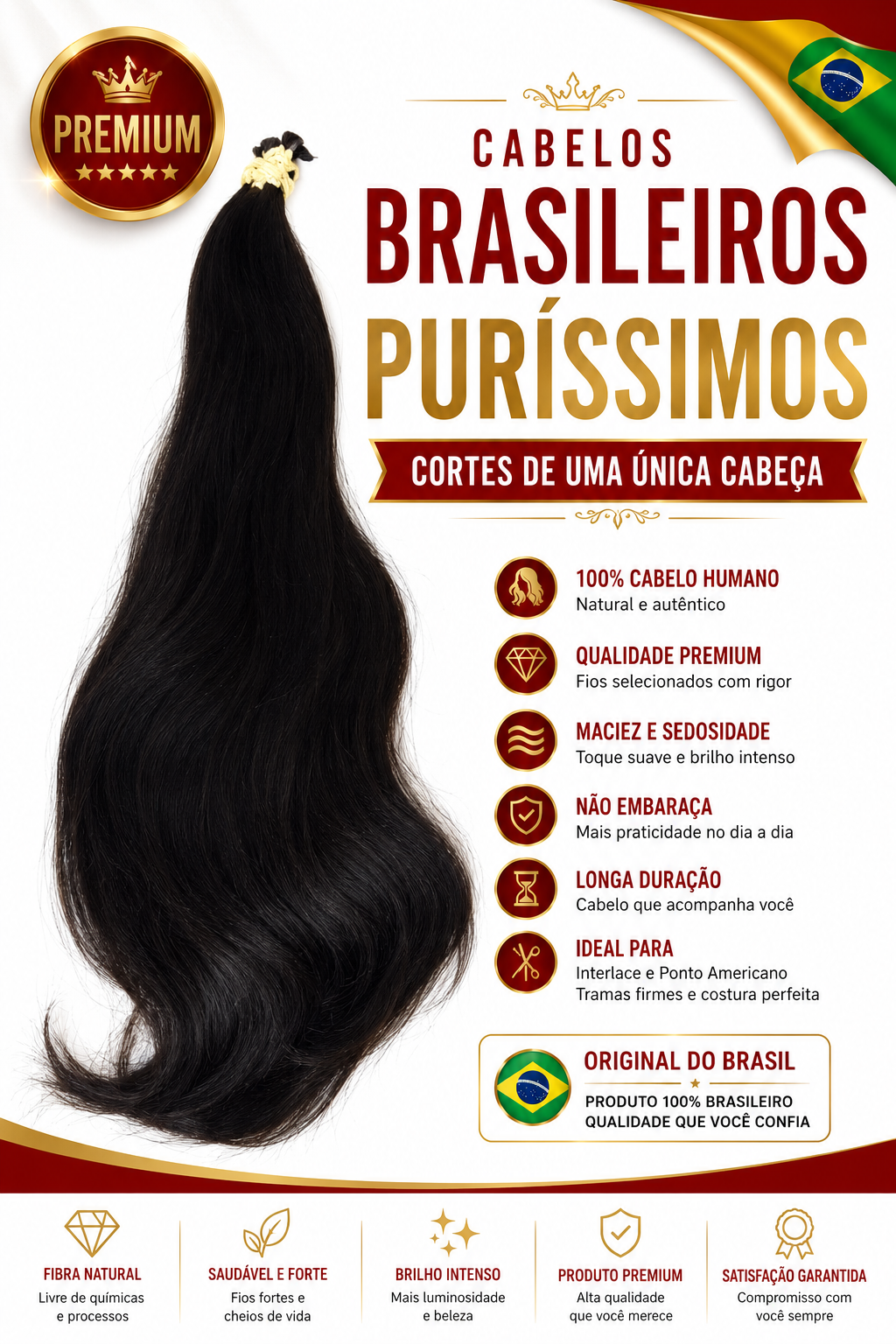 Cabelos Brasileiros Puríssimos