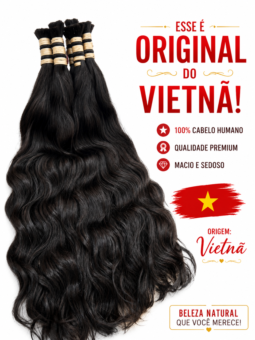 Vietnamita Castanho Natural